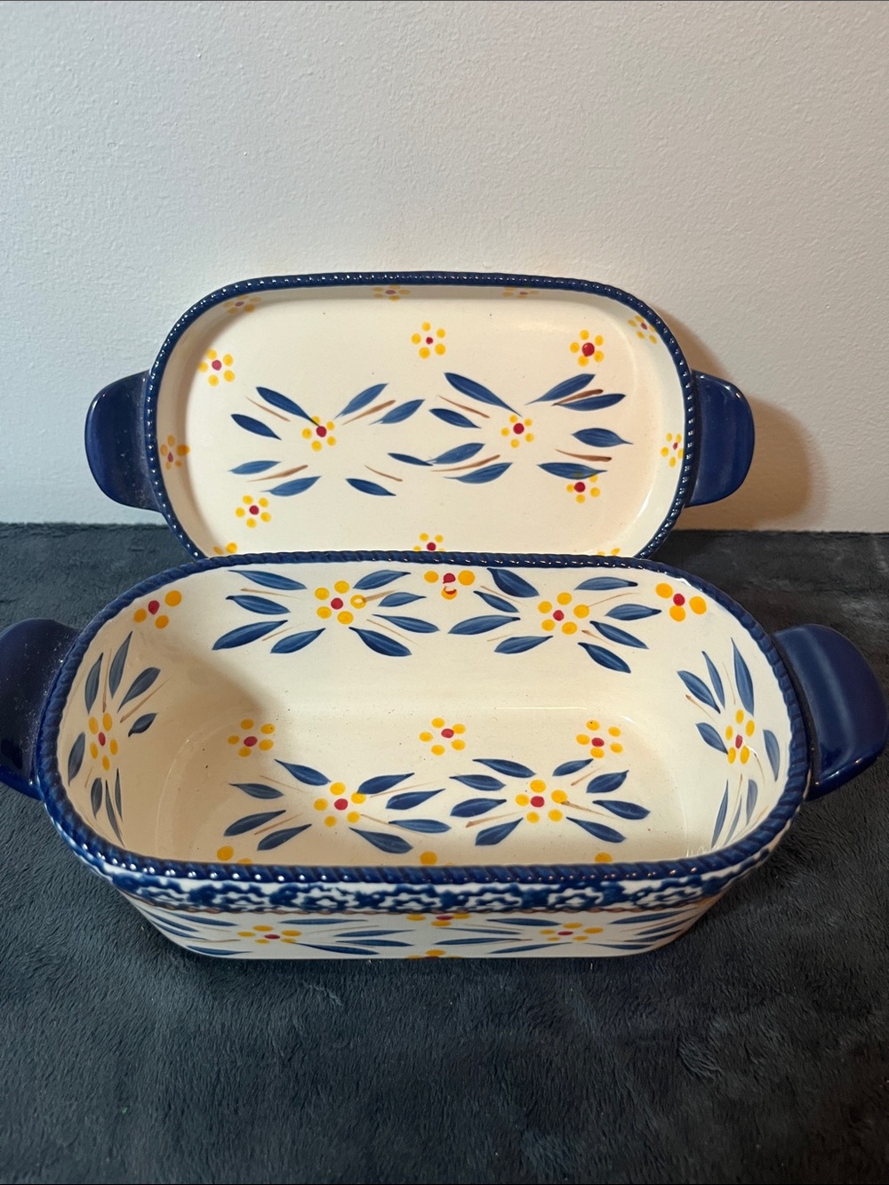 Temp-Tations ceramic baker w lidit kitchen .5 quart kitchen bakeware old world
